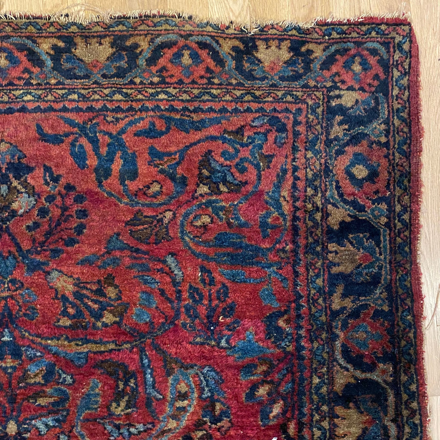 Vintage Rug, 3' 10 x 4' 10 Pink