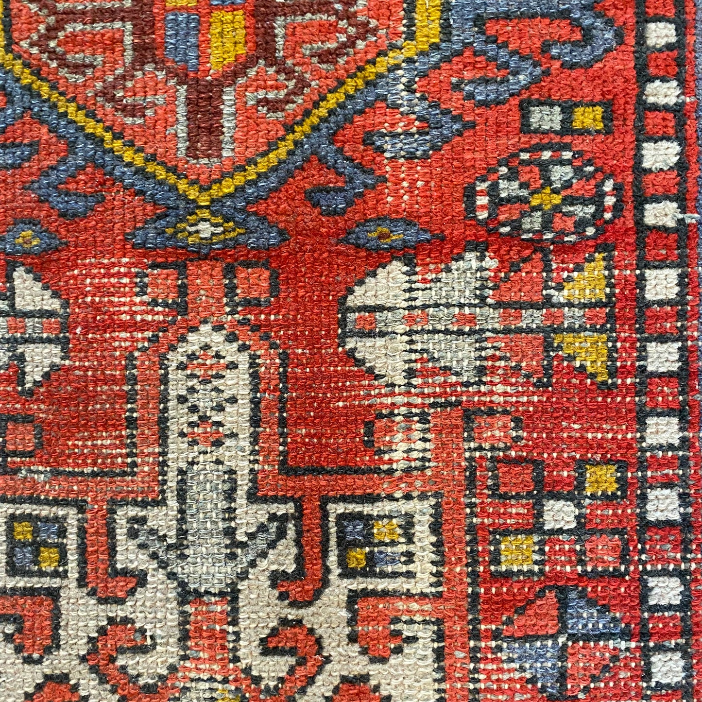 Vintage Rug, 2' 1 x 4' Red