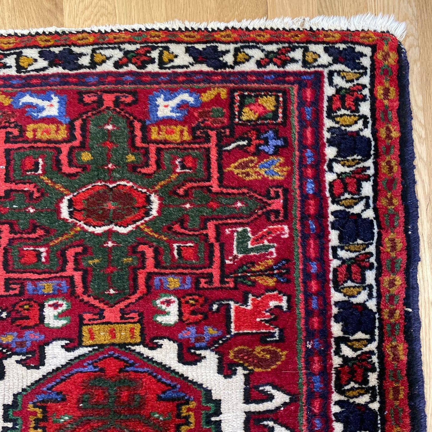 Vintage Rug, 2' 3 x 3' 1 Red