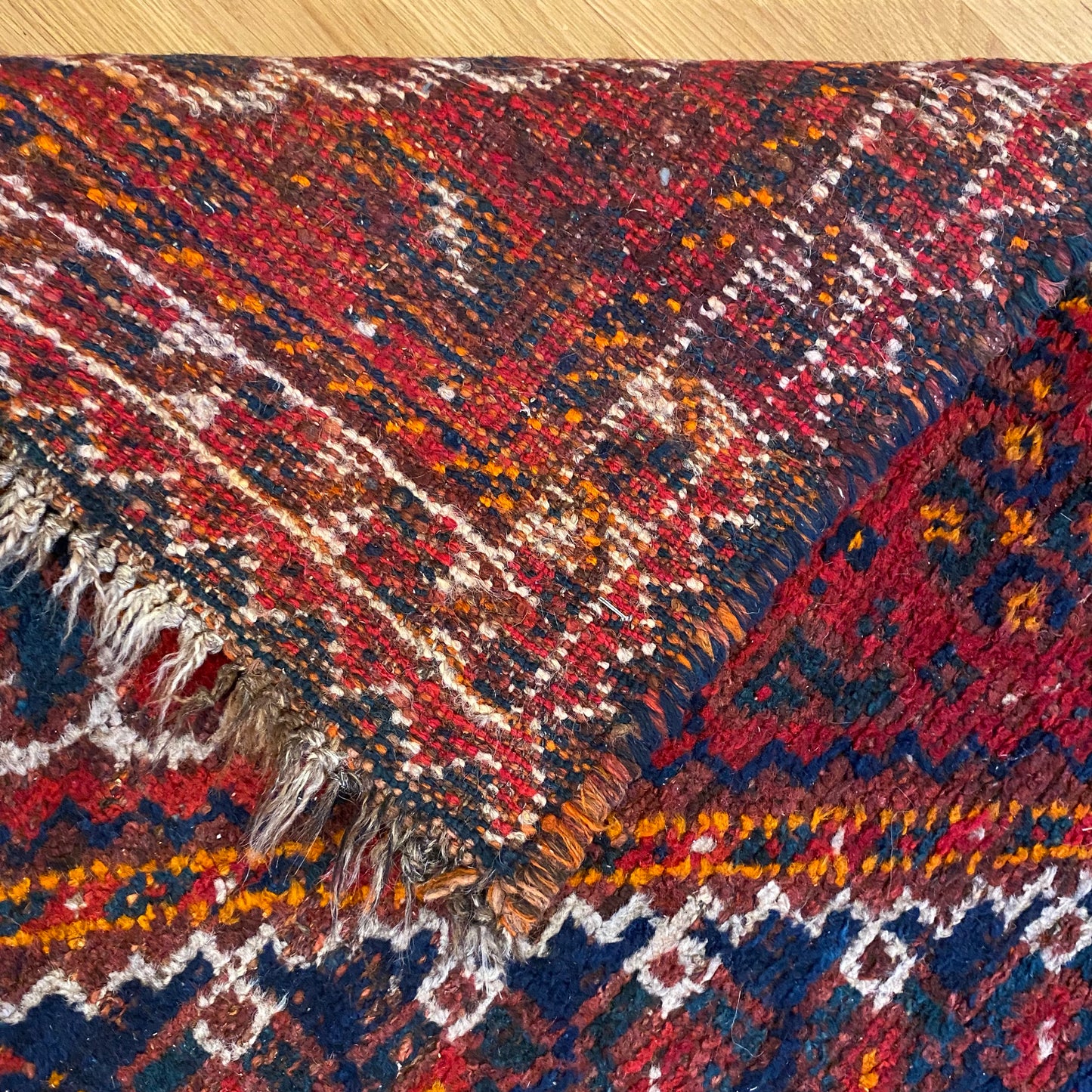 Vintage Rug, 3' 10 x 5' Red
