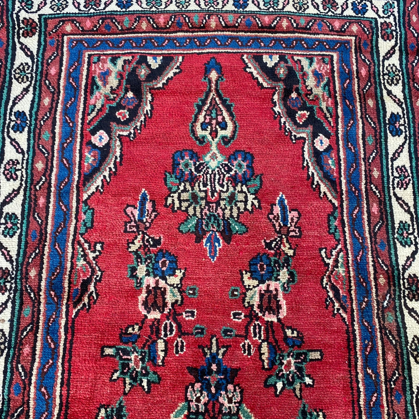Vintage Rug, 3' 8 x 9' 4 Red