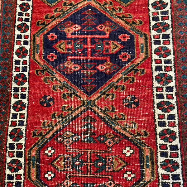 Vintage Rug, 1' 10 x 5' 1 Red