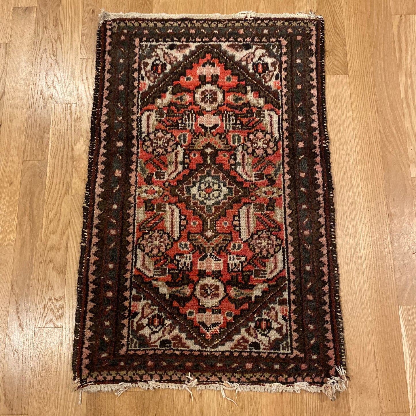 Vintage Rug, 1' 9 x 2' 10 Red