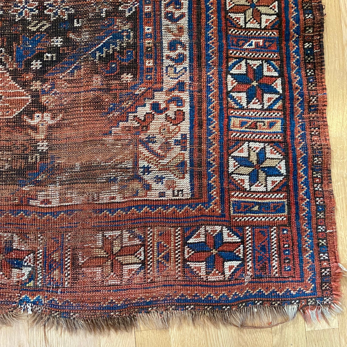 Antique Rug, 4' 8 x 5' 10 Brown