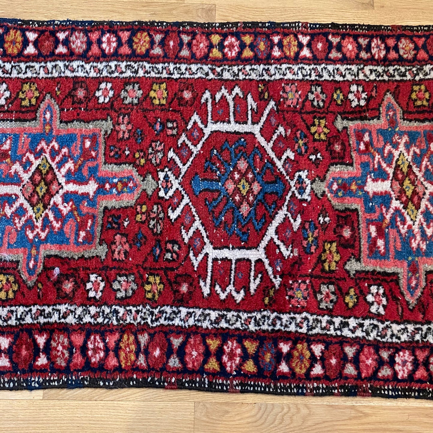 Vintage Rug, 2' 4 x 4' 1 Red