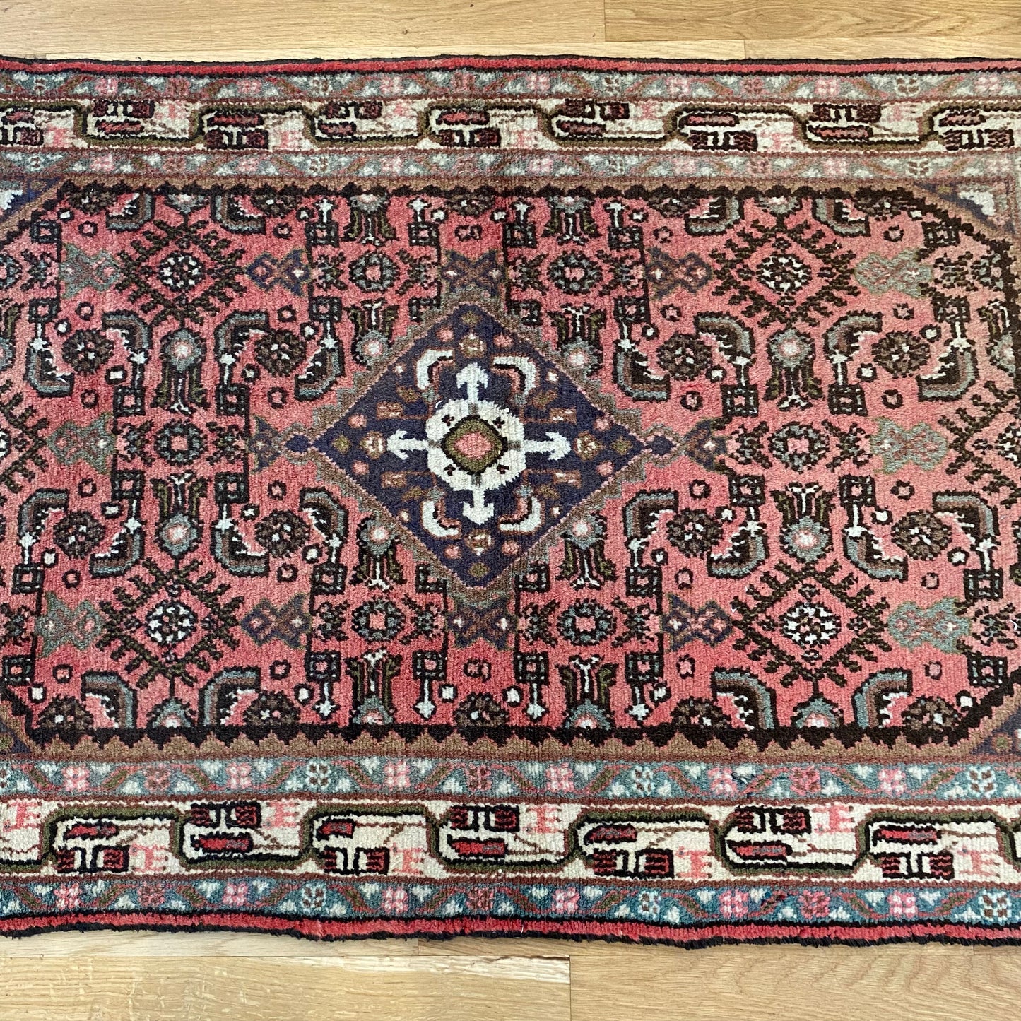 Vintage Rug, 2' 7 x 4' 3 Soft Red