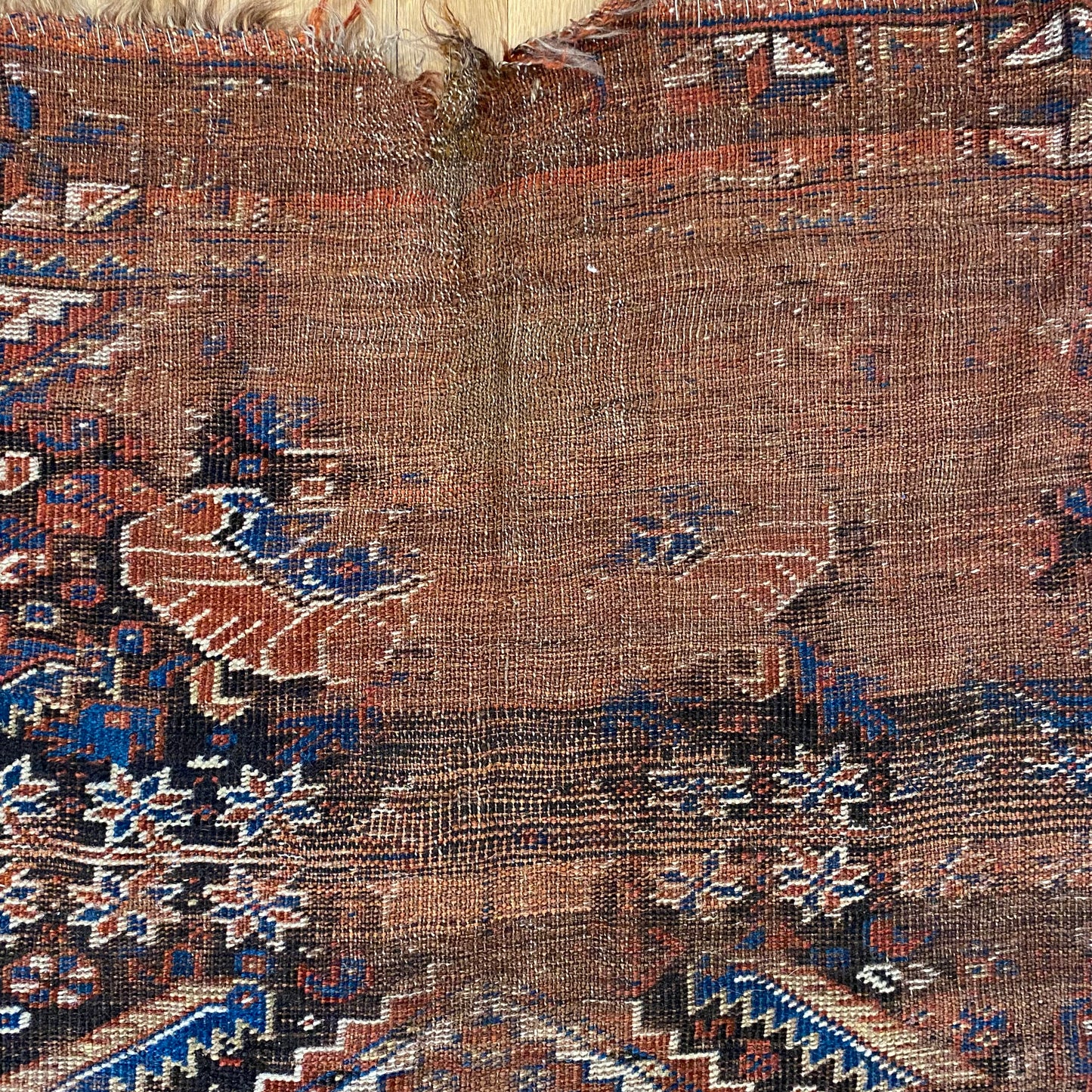 Antique Rug, 4' 8 x 5' 10 Brown