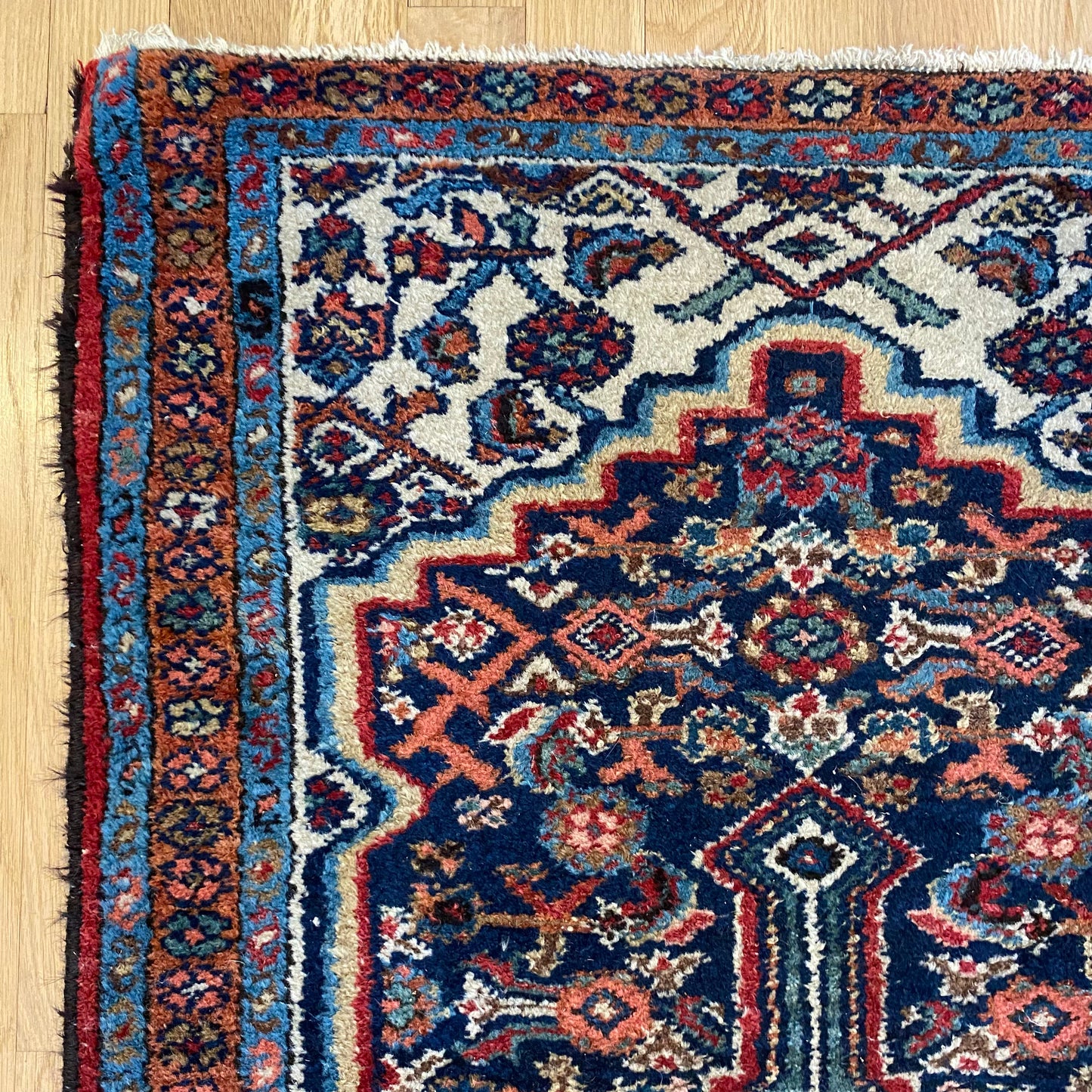 Vintage Rug, 2' 4 x 3' 8 Blue