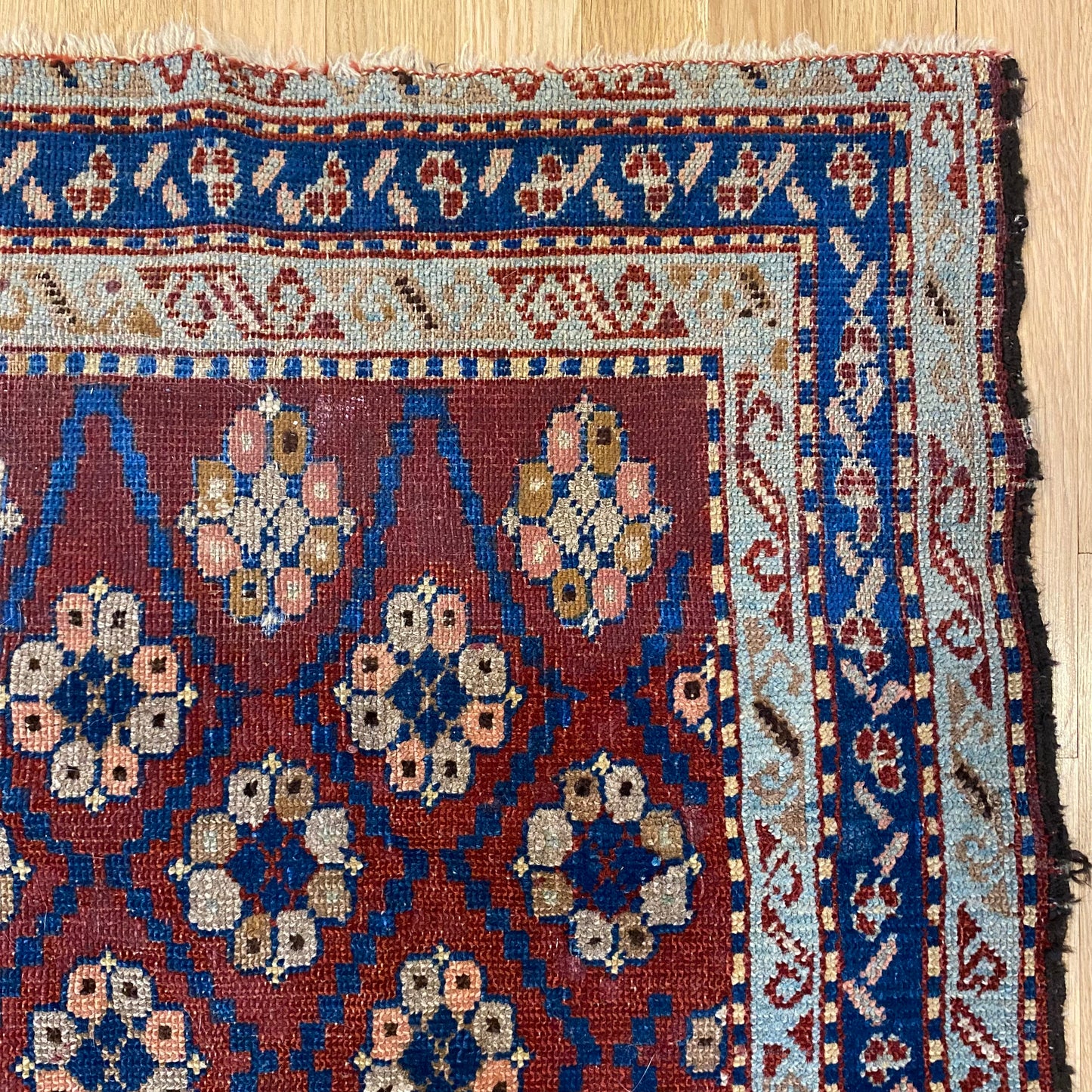Antique Rug, 2' 11 x 4' 1 Red