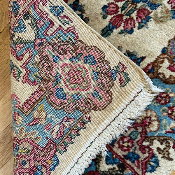 Vintage Rug, 2' x 4' 2 White