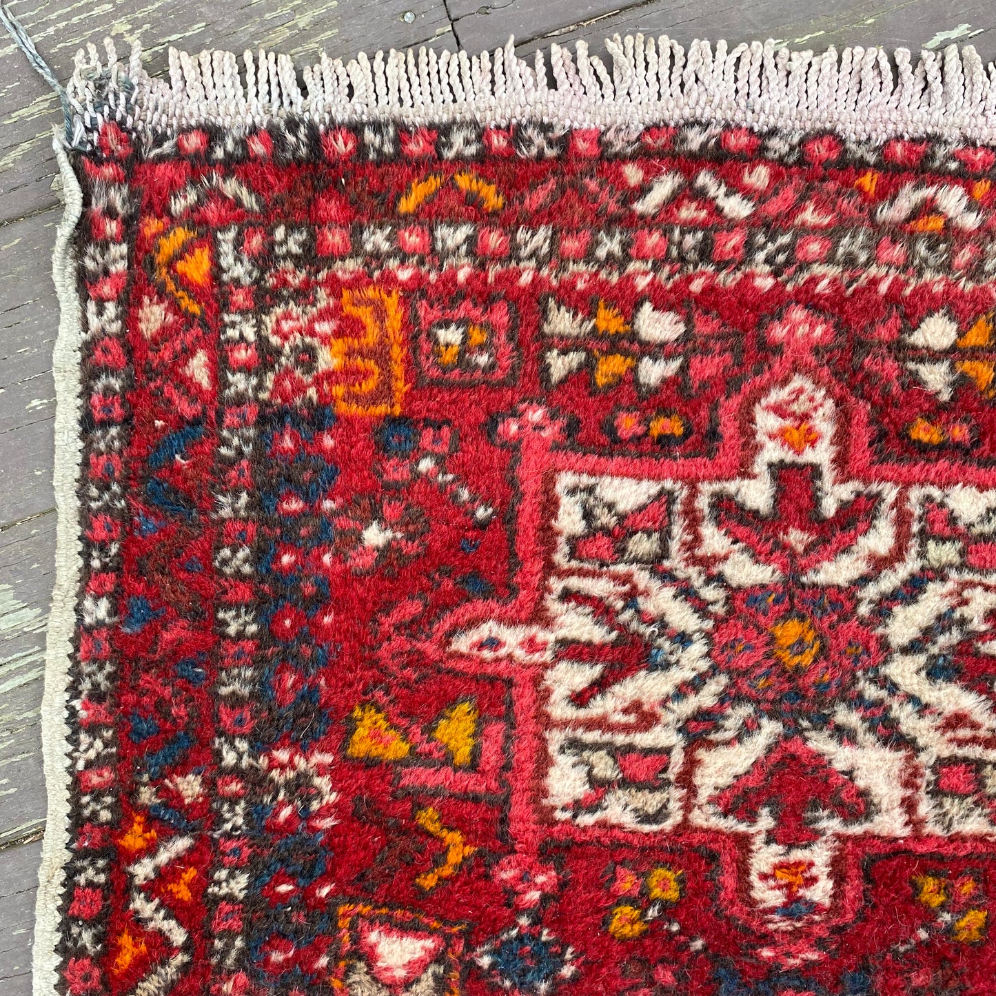 Vintage Rug, 2' 4 x 8' 11 Red