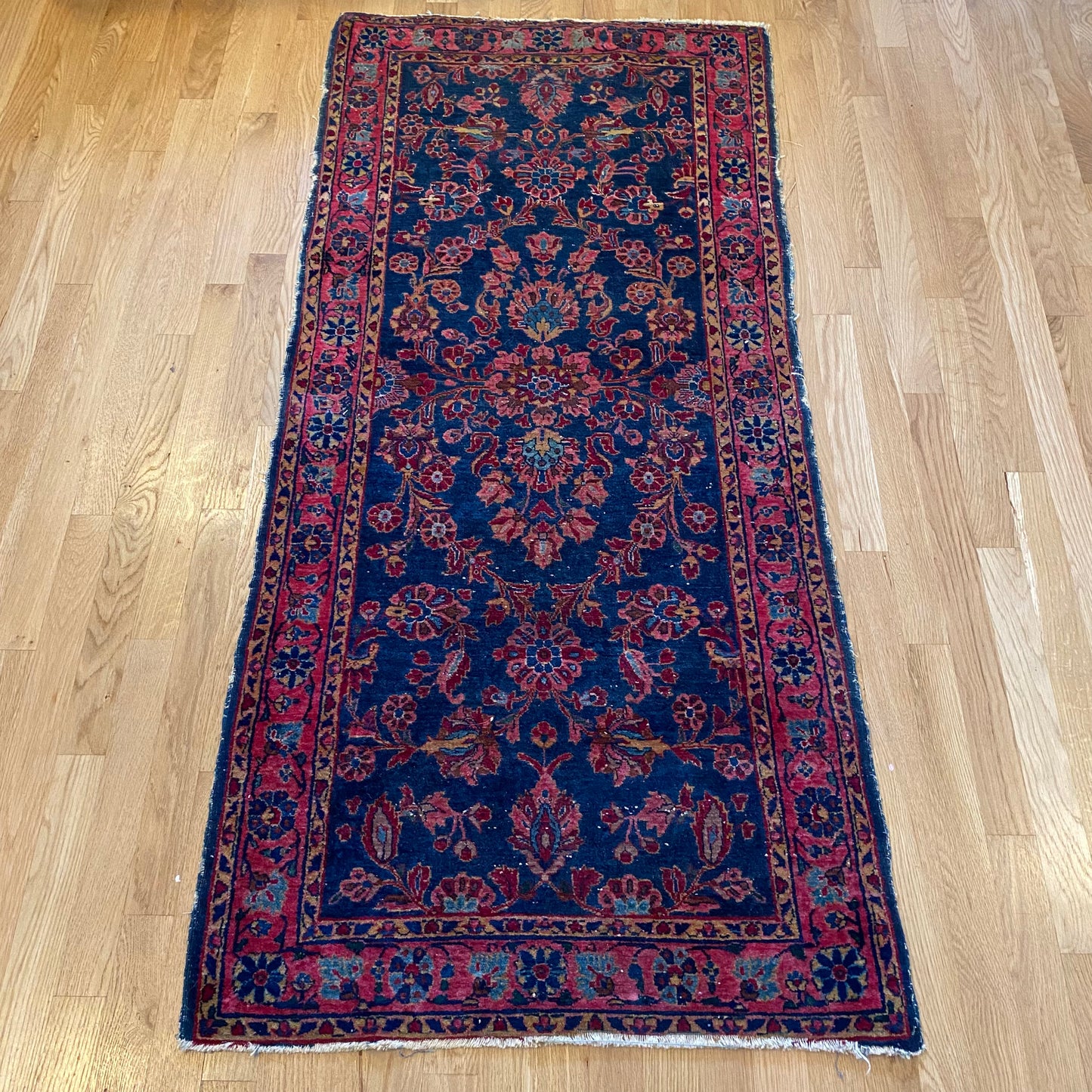 Vintage Rug, 2' 7 x 5' 7 Blue