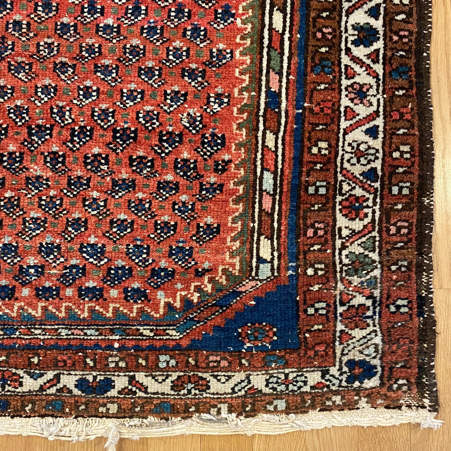 Vintage Rug, 3' 4 x 4' 10 Red